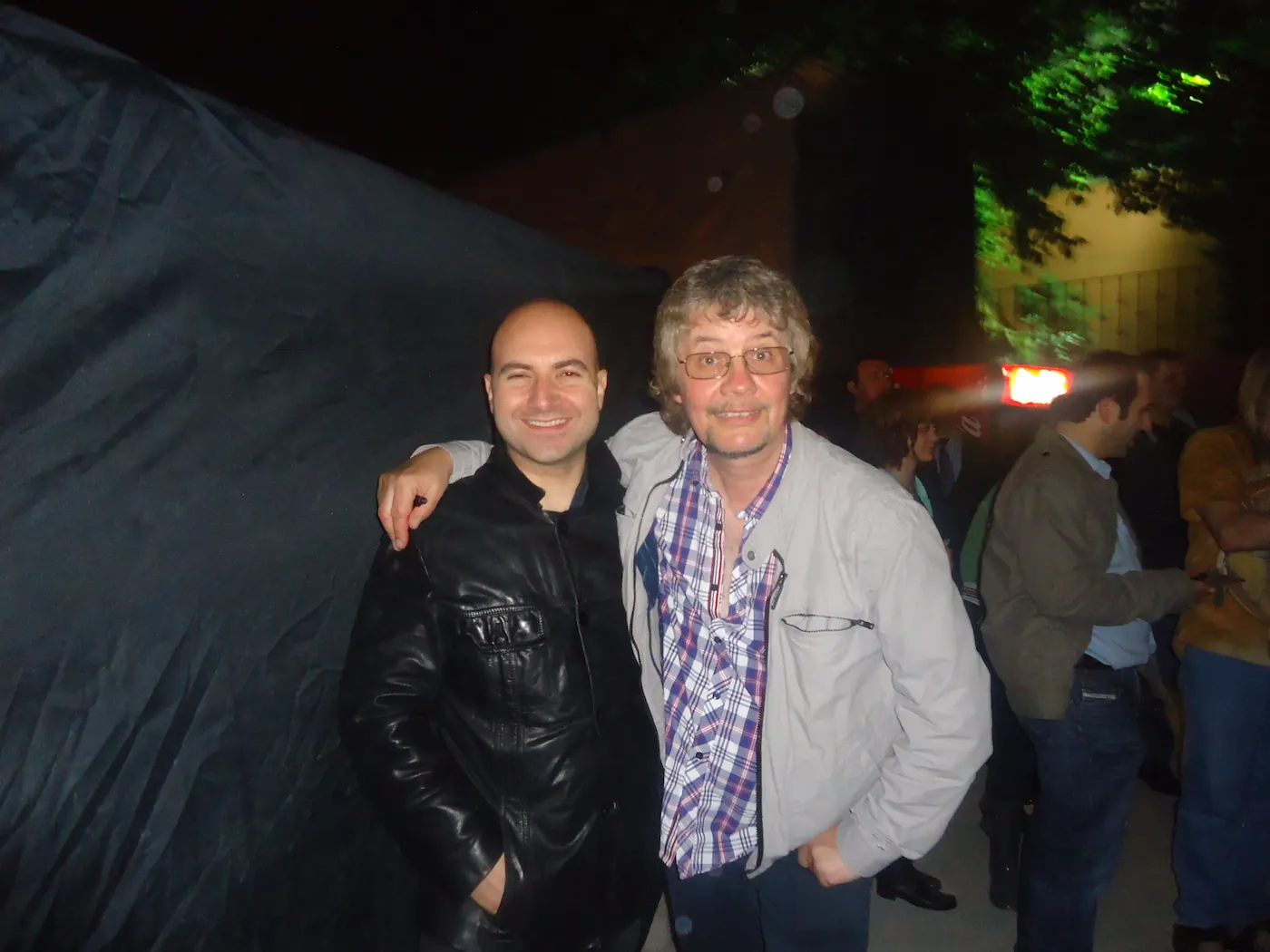 Don Airey and Orkun Biliş, Co-Founder of Illusthrone, in a publicly shareable high-profile hospitality context in Istanbul