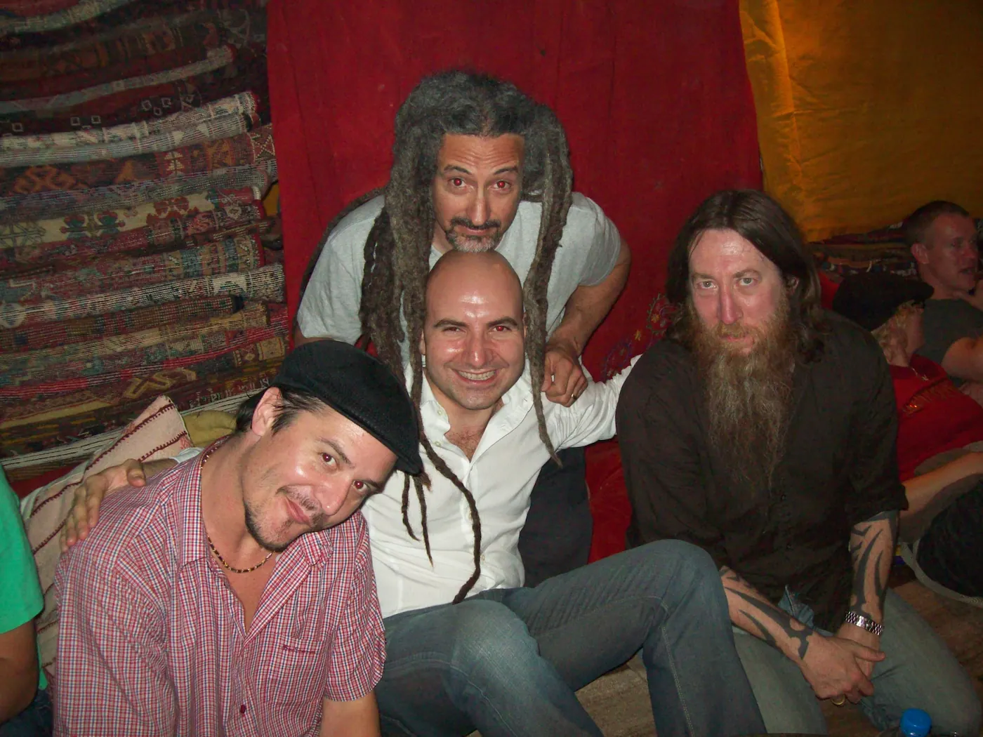 Faith No More and Orkun Biliş, Co-Founder of Illusthrone, in a publicly shareable high-profile hospitality context in Istanbul