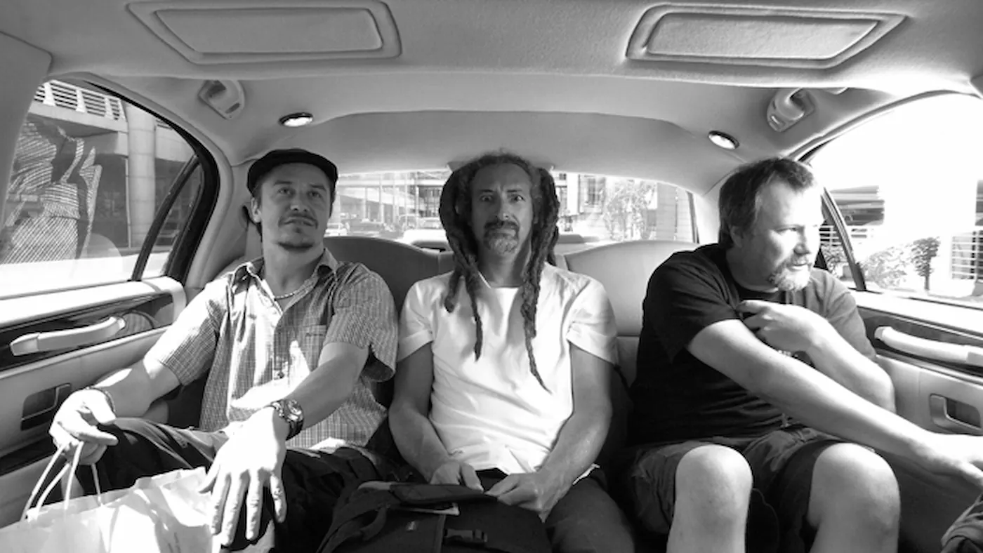 Faith No More inside a chauffeur-driven vehicle after airport pickup in Istanbul, an artist-shared moment connected to limousine airport transfer and hospitality coordination