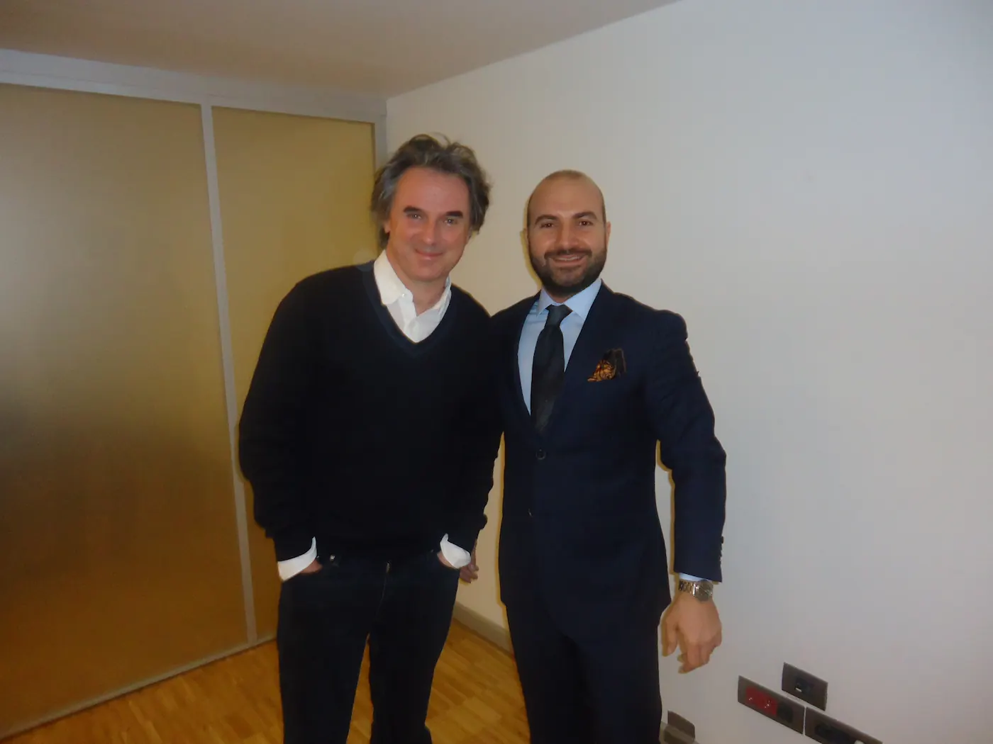 Jean-Christophe Grangé and Orkun Biliş, Co-Founder of Illusthrone, in a publicly shareable high-profile hospitality context in Istanbul