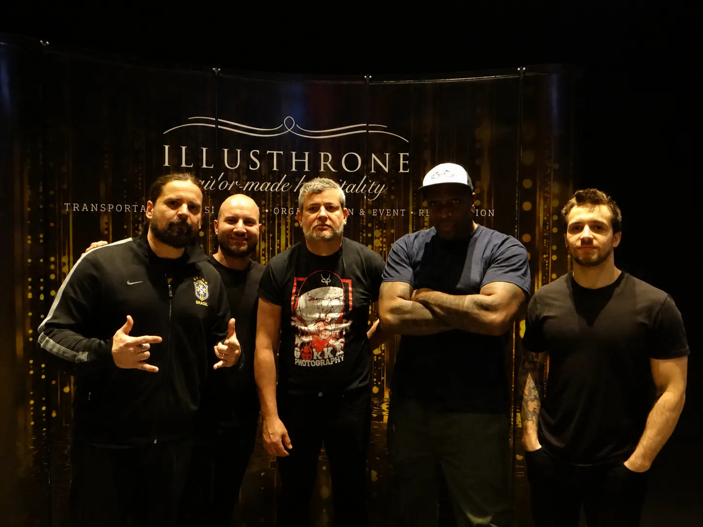 Sepultura and Orkun Biliş, Co-Founder of Illusthrone, in a publicly shareable high-profile hospitality context in Istanbul