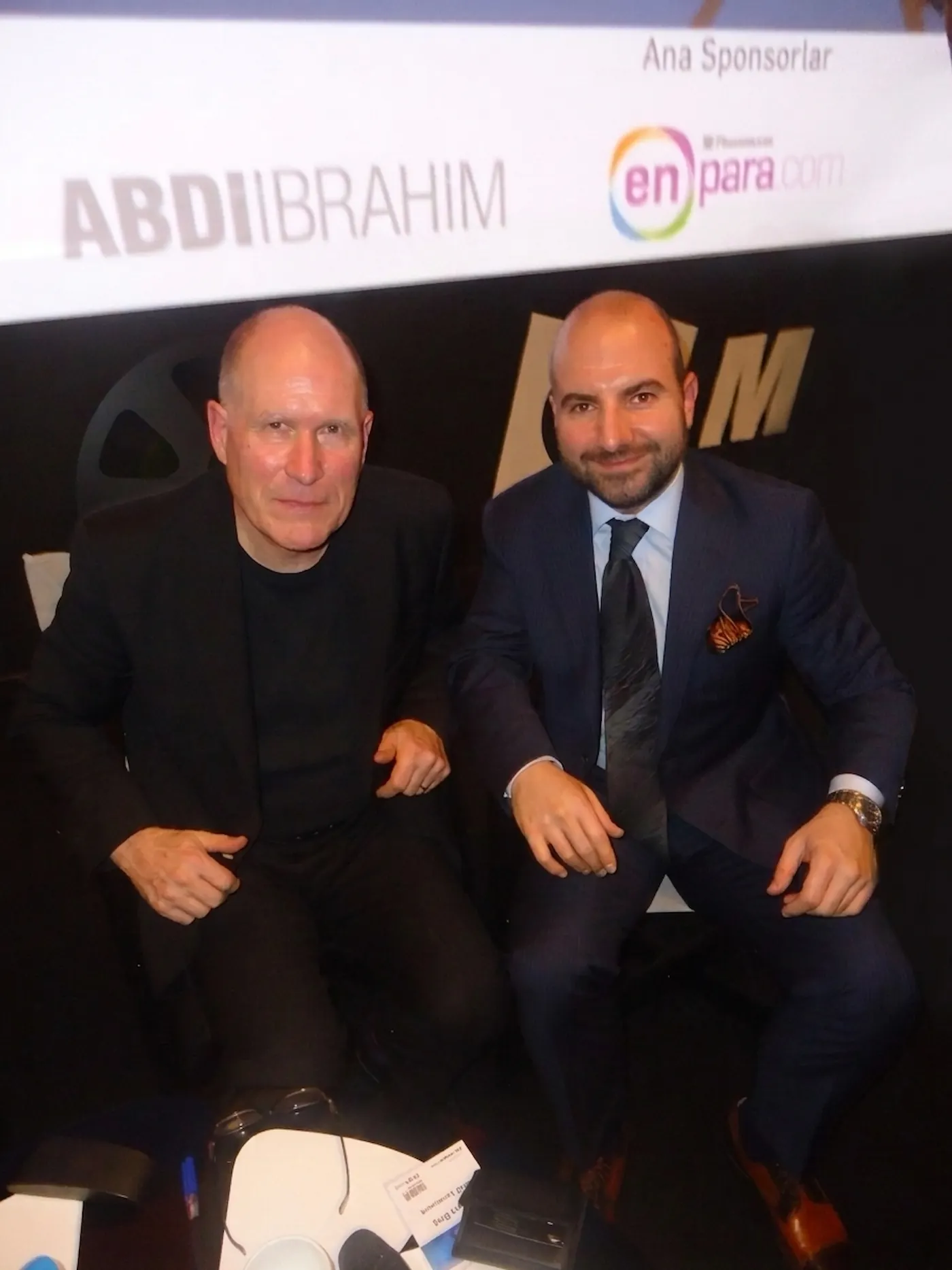 William Nicholson and Orkun Biliş, Co-Founder of Illusthrone, in a publicly shareable high-profile hospitality context in Istanbul