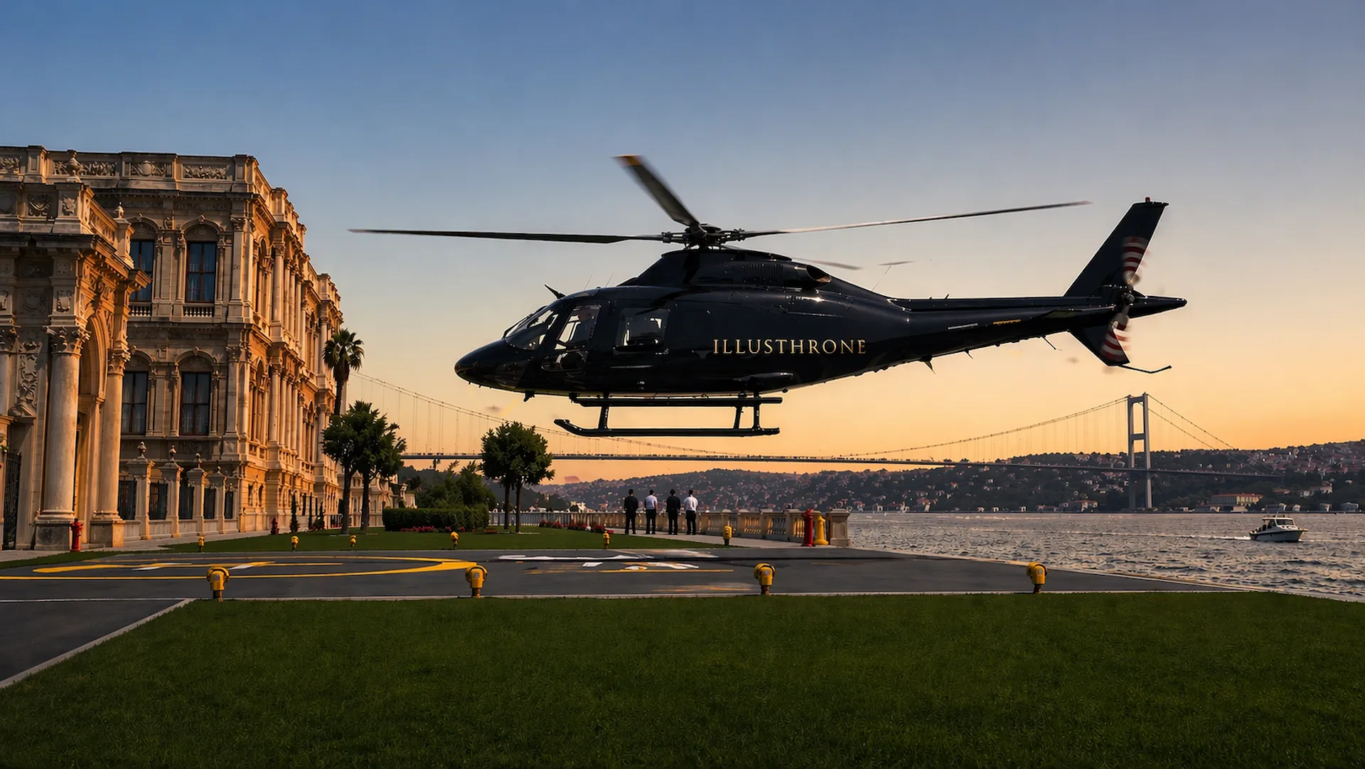 Private helicopter tour over Istanbul and the Bosphorus