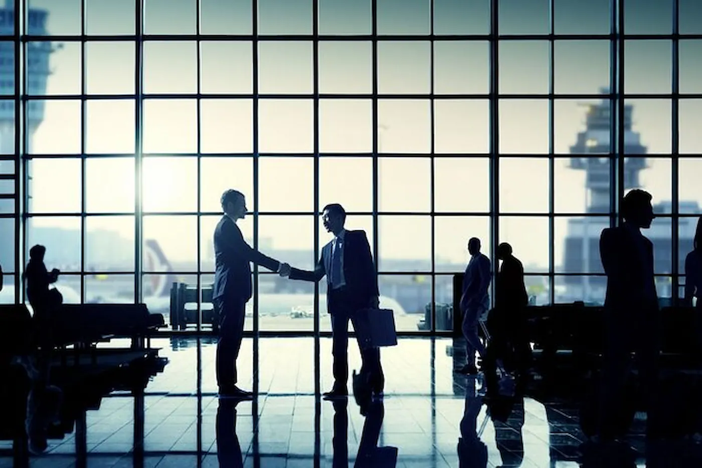 Executive airport arrivals coordinated by Illusthrone