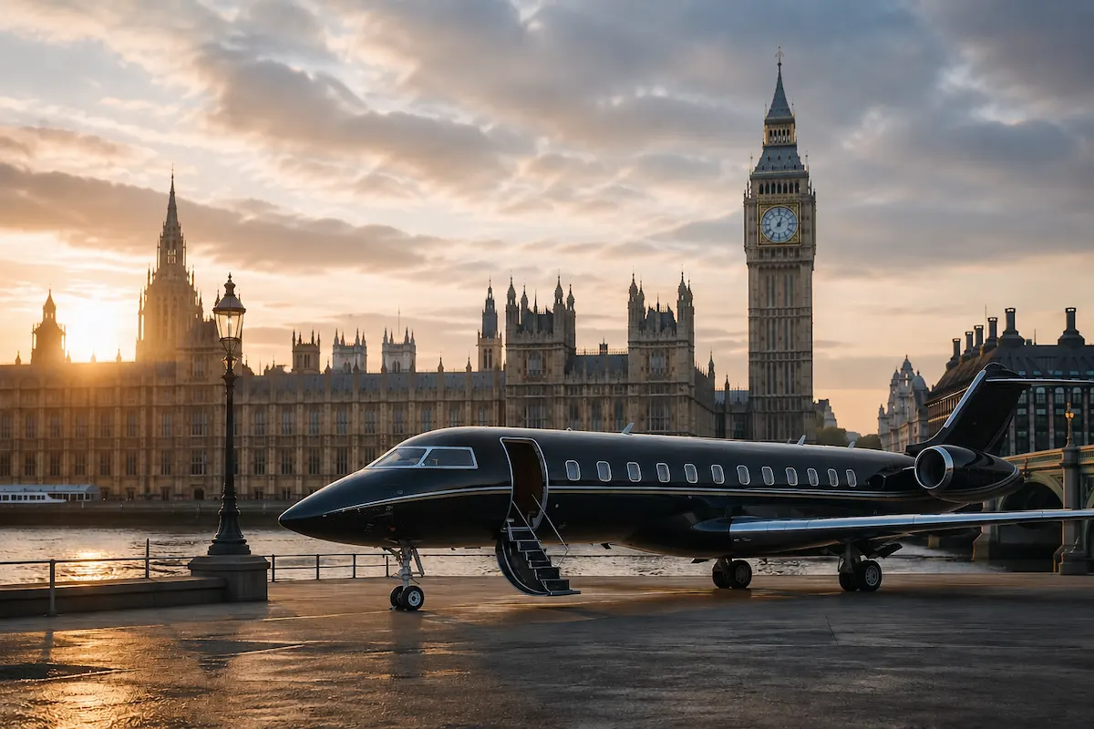 Private aviation in London