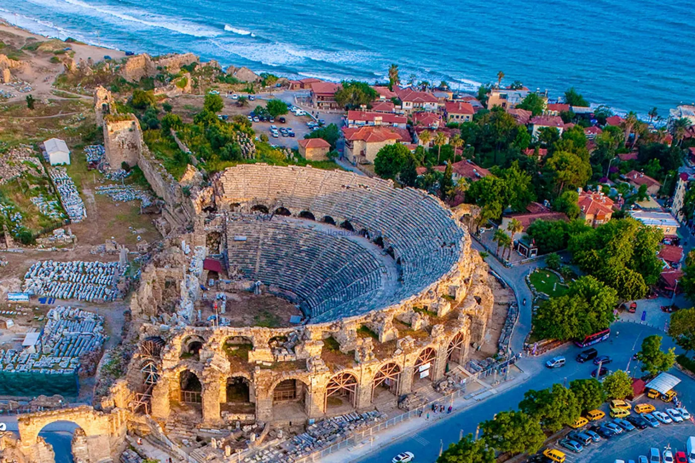 Luxury travel in Antalya city and Mediterranean coast
