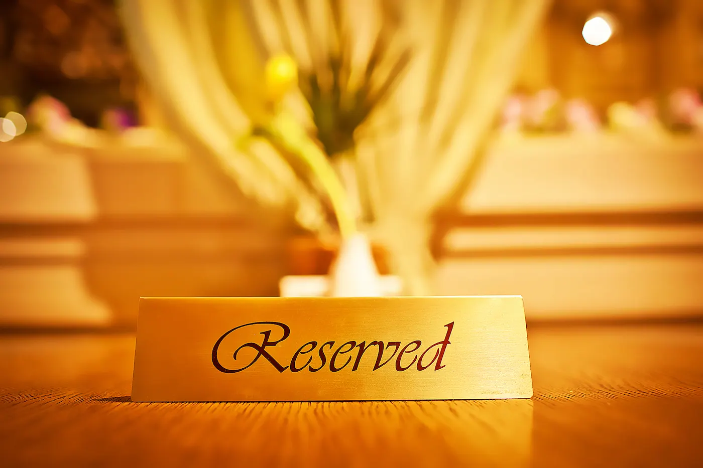 Restaurant reservations