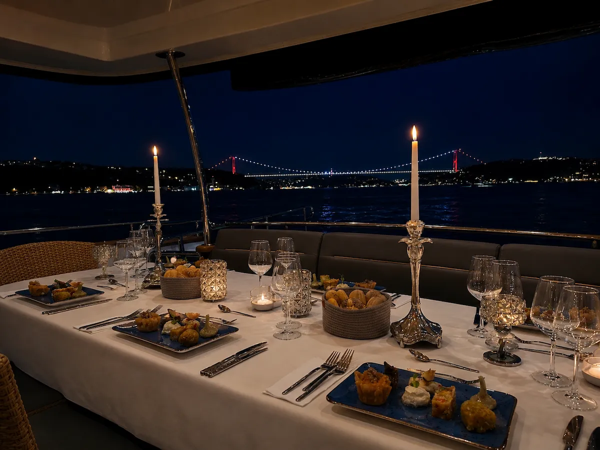 Private Bosphorus dining